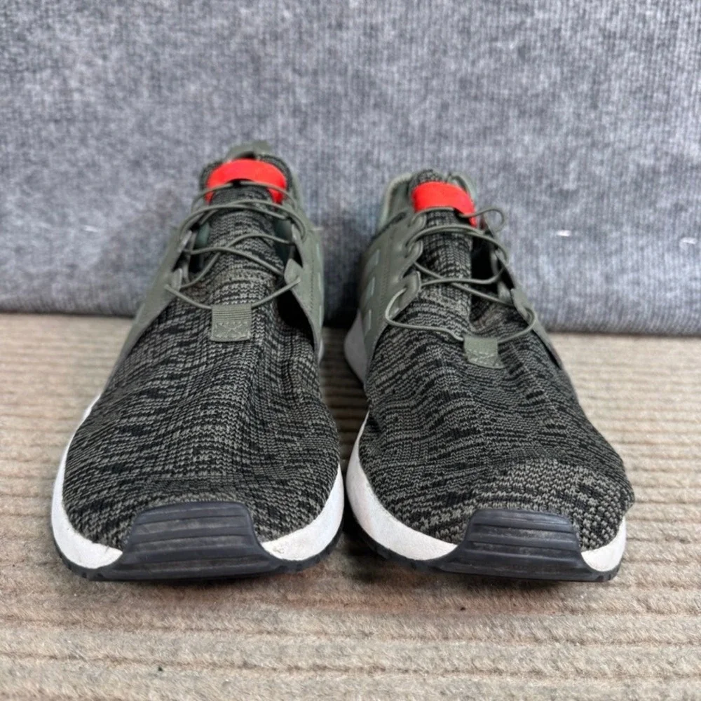 Adidas X_PLR Olive Green Black Red Knit Athletic Sneakers BY9257 Mens 11